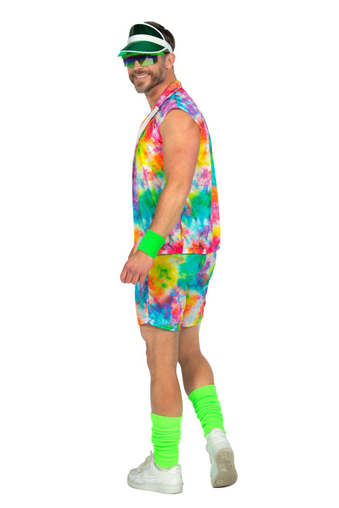 Neon Aerobic Dude Herrenkostüm - 3