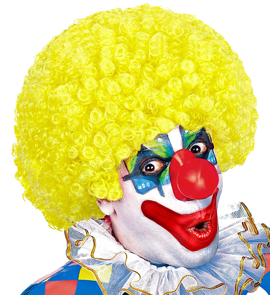 Clownsperücke für Erwachsene in Gelb - 4
