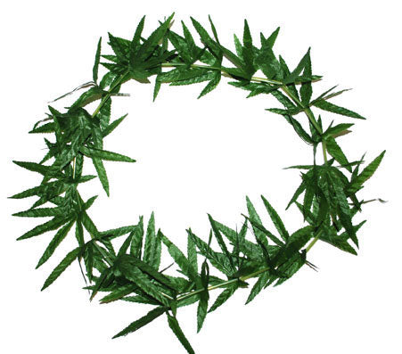 Hippie Cannabis Haarkranz - 1