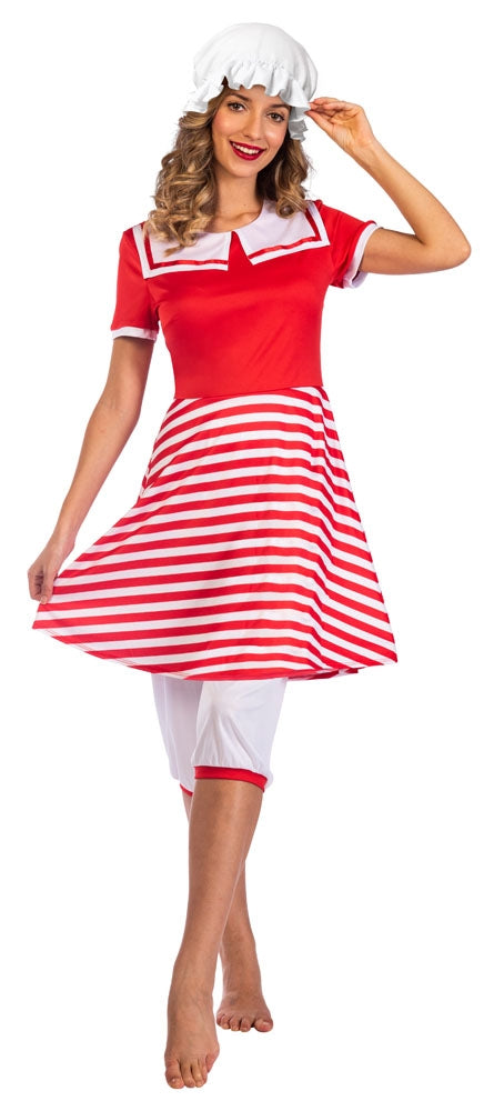 Altertümliches Badekleid Damen Kostüm - 1