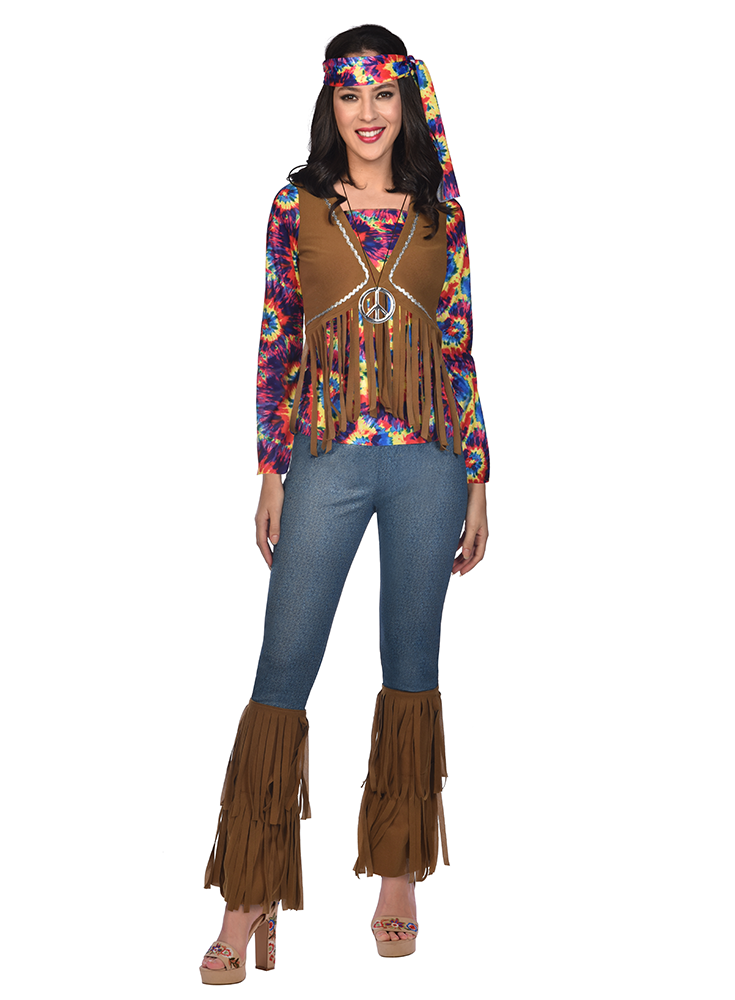 70er Jahre Hippie Girl Susi Damenkostüm - 1