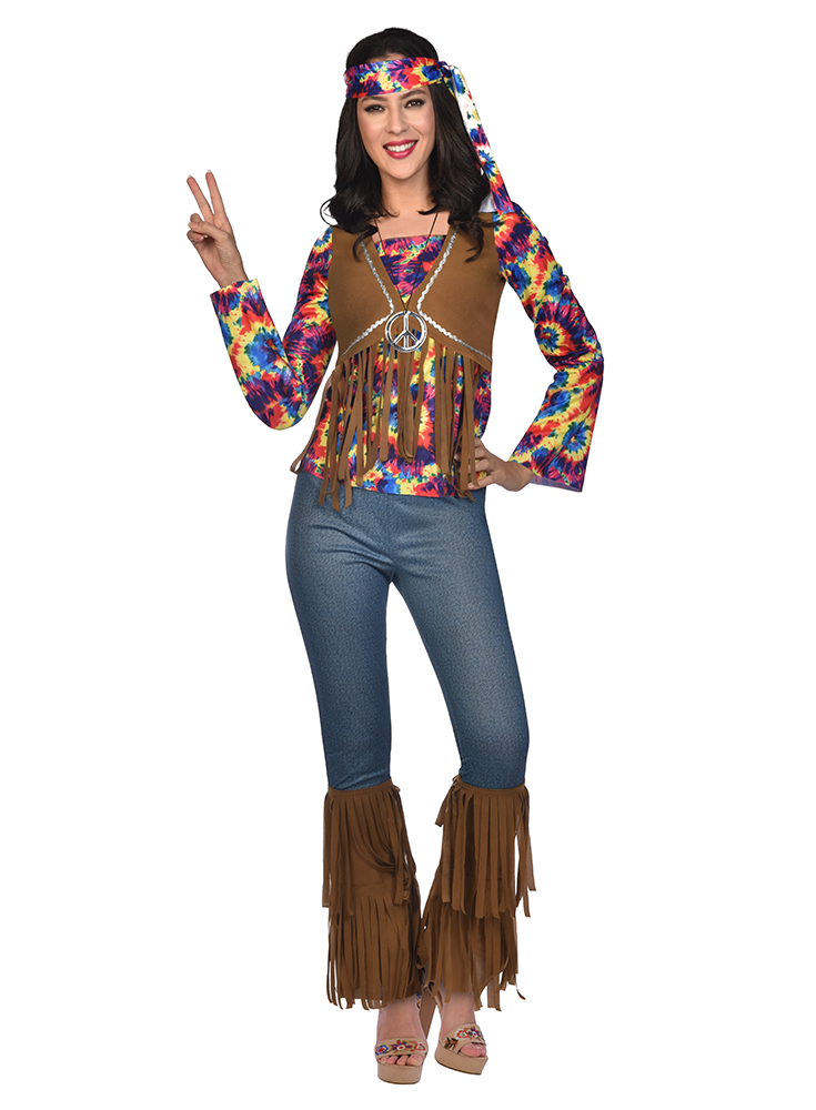 70er Jahre Hippie Girl Susi Damenkostüm - 3
