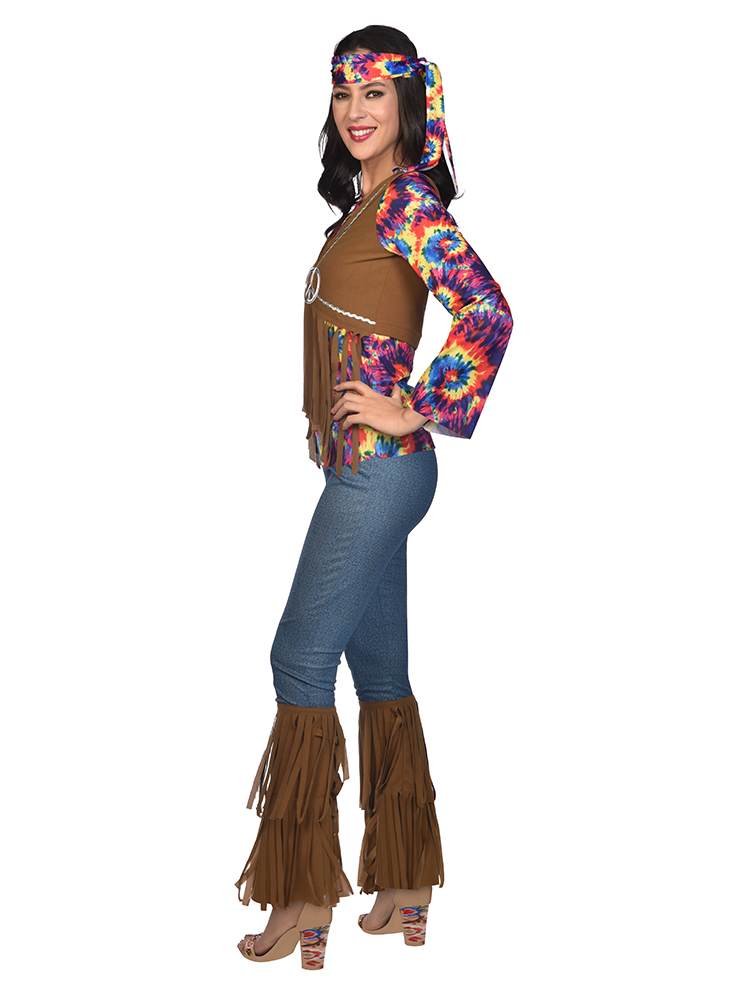 70er Jahre Hippie Girl Susi Damenkostüm - 4