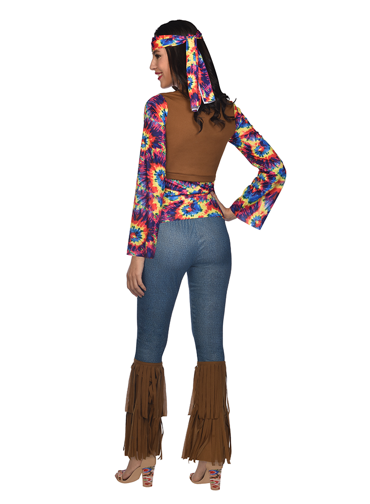 70er Jahre Hippie Girl Susi Damenkostüm - 5