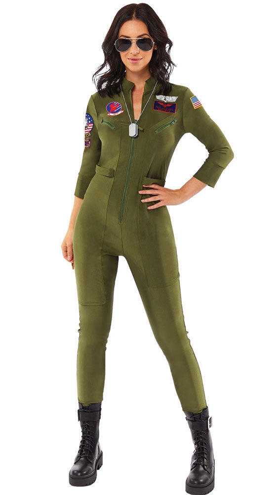 Top Gun Jumpsuit Damenkostüm - 3