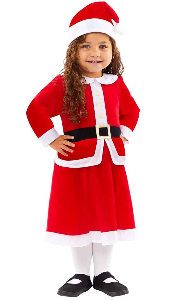 Mini Miss Santa Weihnachtskostüm für Mädchen - 4