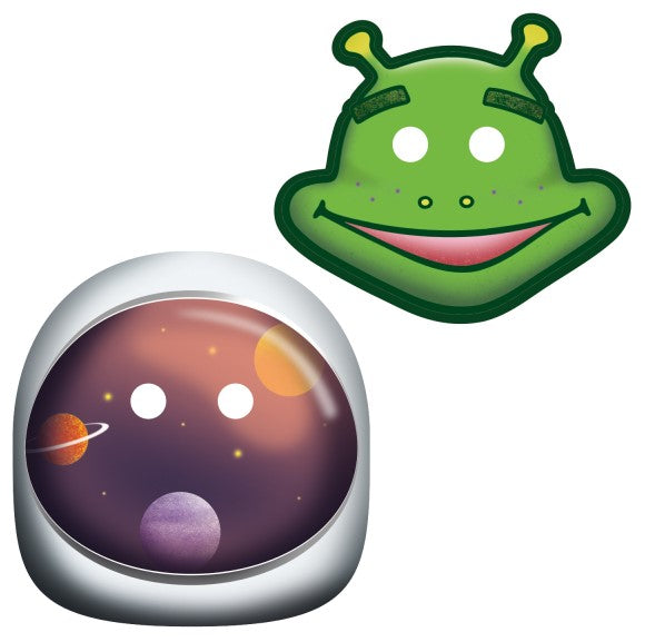 8 Up in Space Papiermasken 1