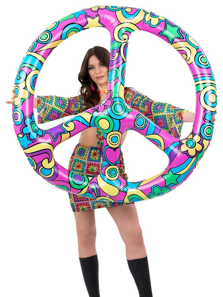 Aufblasbares Peace Zeichen XL - 1
