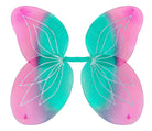 Märchen Glitzerflügel für Mädchen türkis-rosa - 2