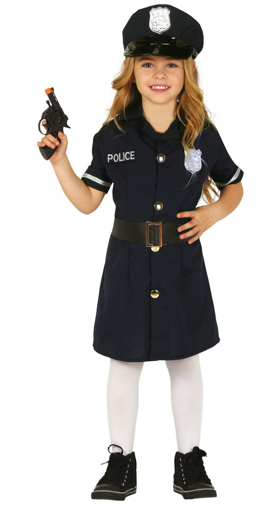 Police Officer Girl Mädchenkostüm - 1