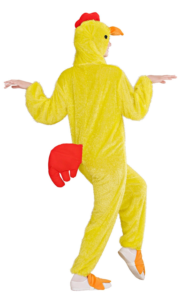 Gelbes Huhn Plüschkostüm unisex - 4