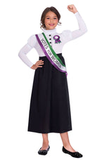 Suffragette Mädchenkostüm - 1