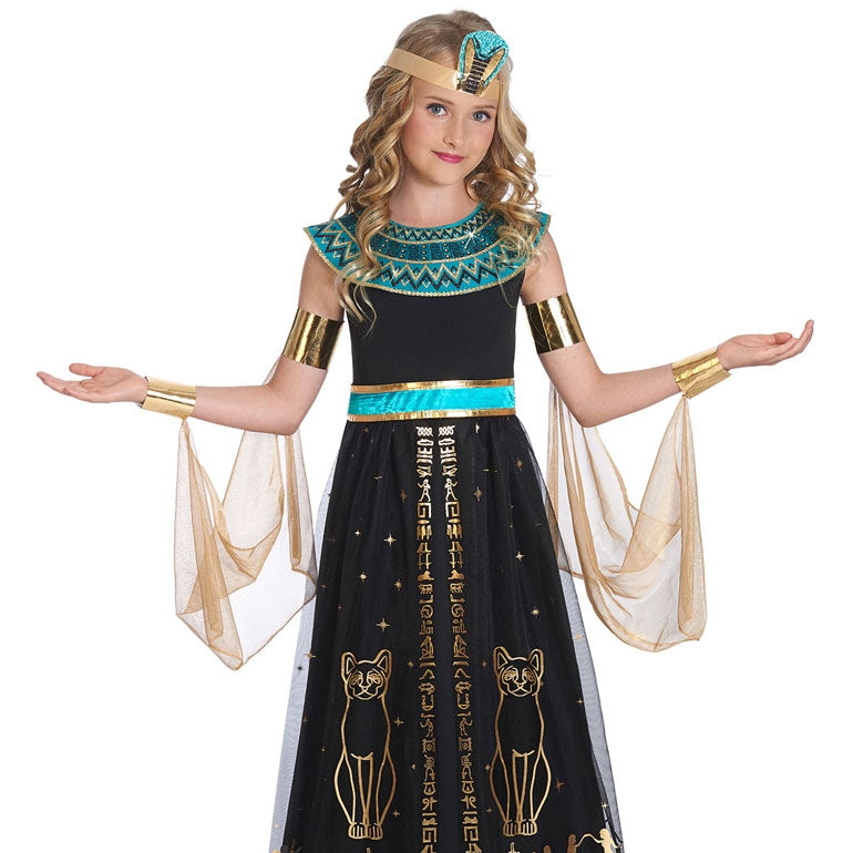 Bezaubernde Pharaonin Cleo Mädchenkostüm - 1