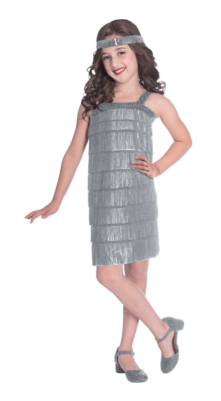 20er Jahre Flapper Kinderkostüm Deluxe - 1