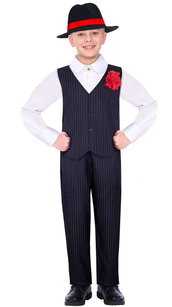 20er Jahre Gangster Boy Kinderkostüm - 1