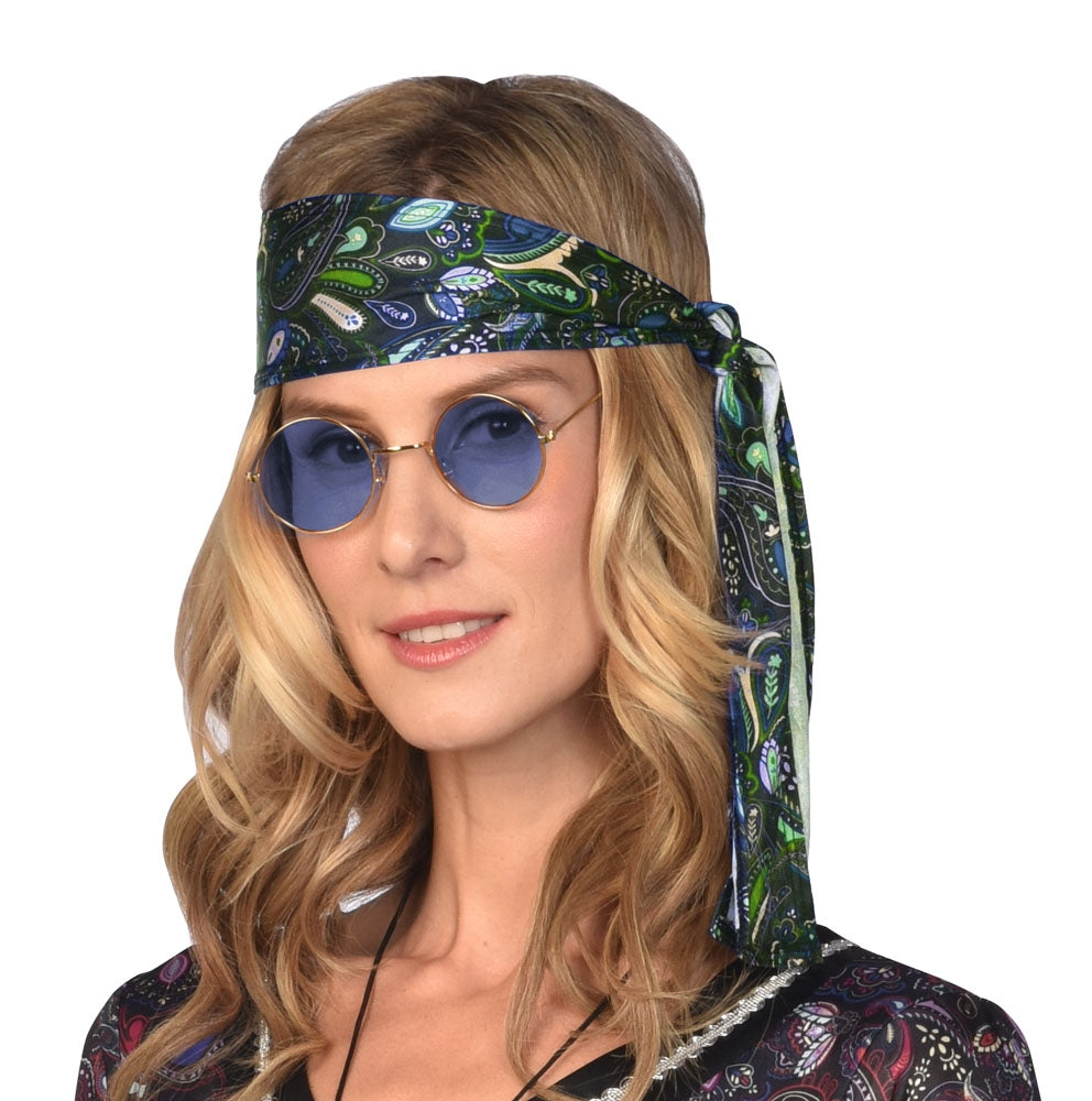 70er Jahre Hippie Brille blau - 2