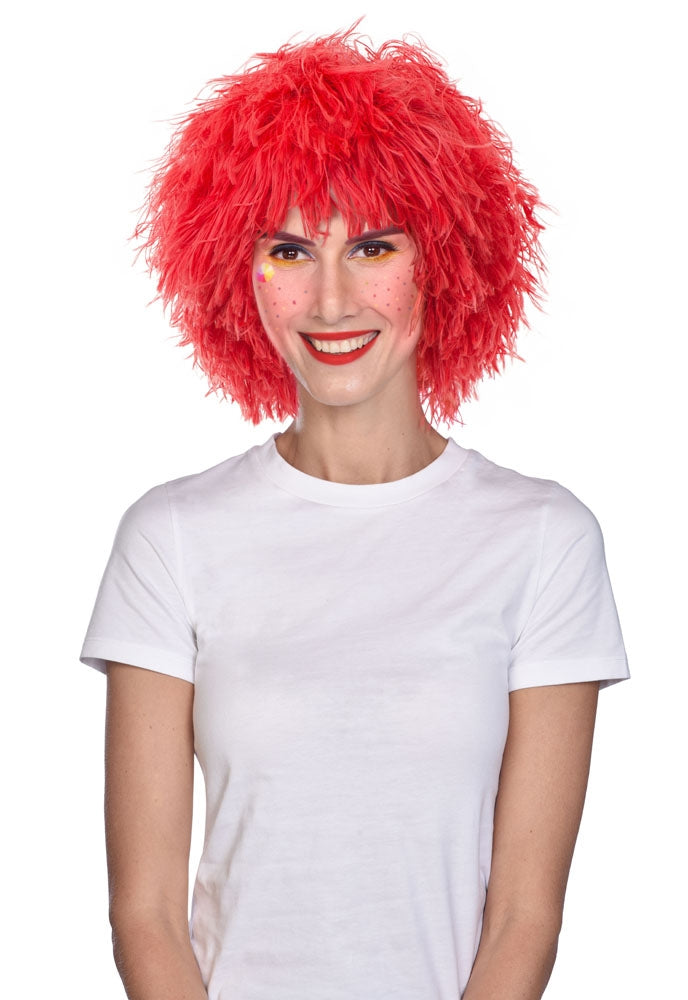 Rote Struwel Perücke für Damen und Herren - 1