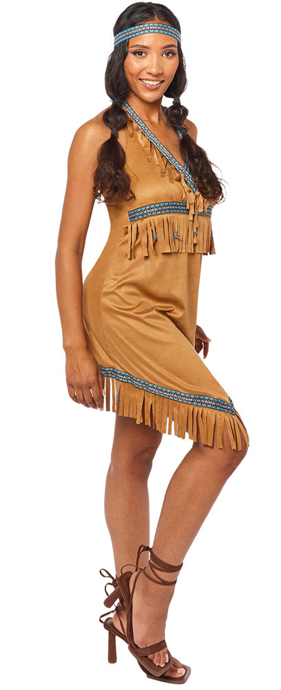 Indianerin zartes Reh Damenkostüm - 2