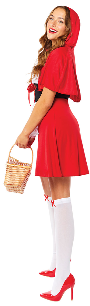 Elegantes Rotkäppchen Kostüm für Damen - 4