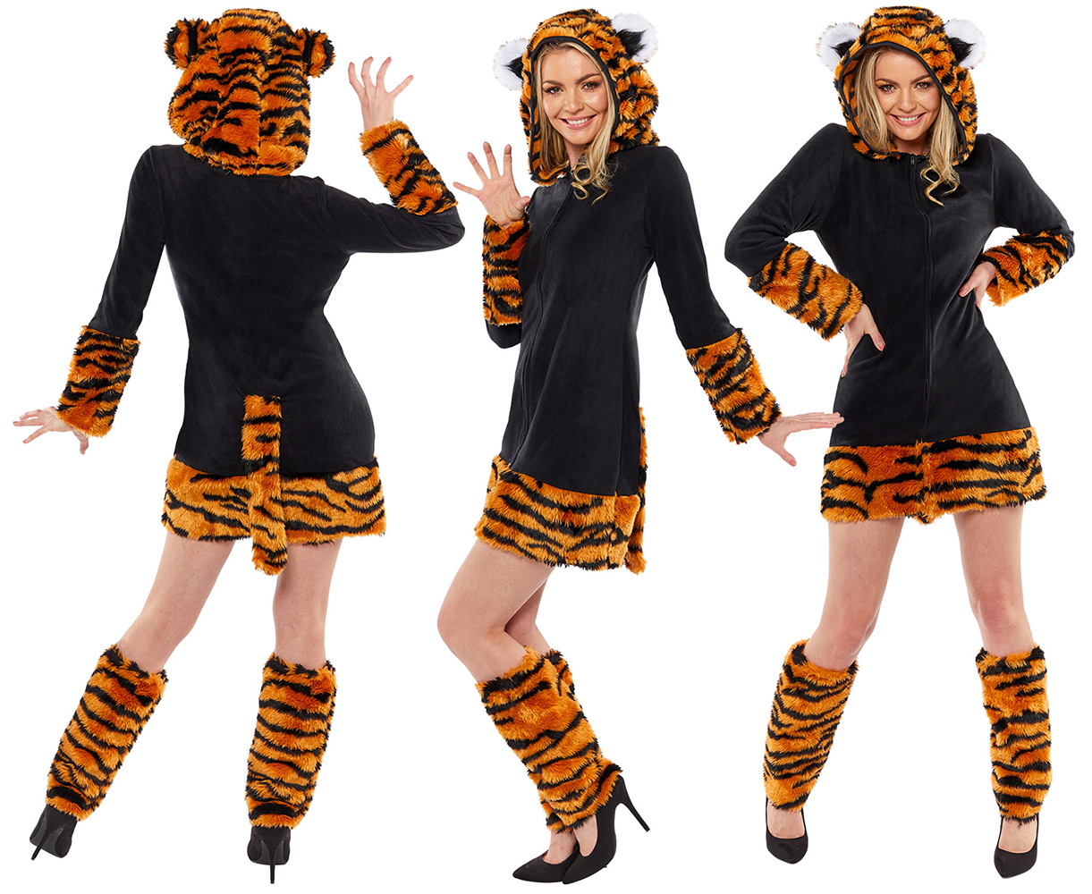 Sexy Tiger Lady Damen Kostüm - 5