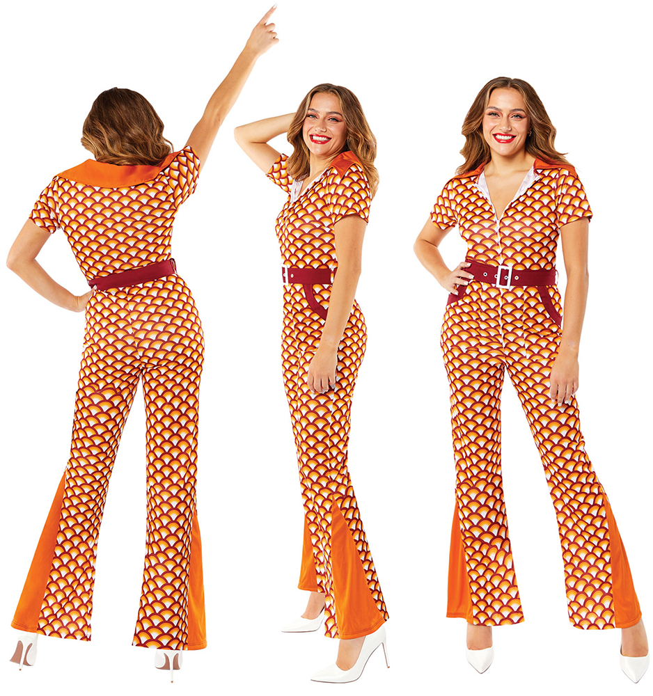 Mary-Jane 70er Jahre Jumpsuit Damenkostüm - 5