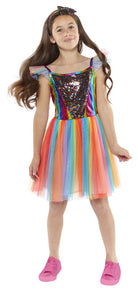 Märchenhaftes Regenbogen Kostüm für Mädchen - 2