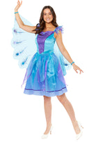 Zauberhaftes Pfauen Kostüm für Damen - 2