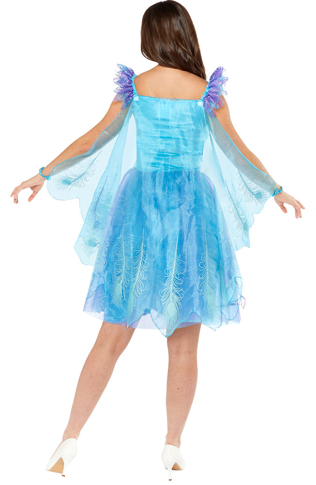 Zauberhaftes Pfauen Kostüm für Damen - 4