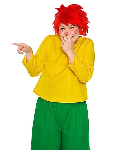 Pumuckl Kostüm für Erwachsene mit Perücke