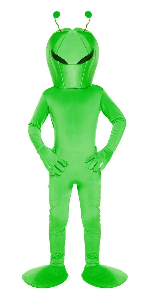 Grünes Alien Kinderkostüm - 1