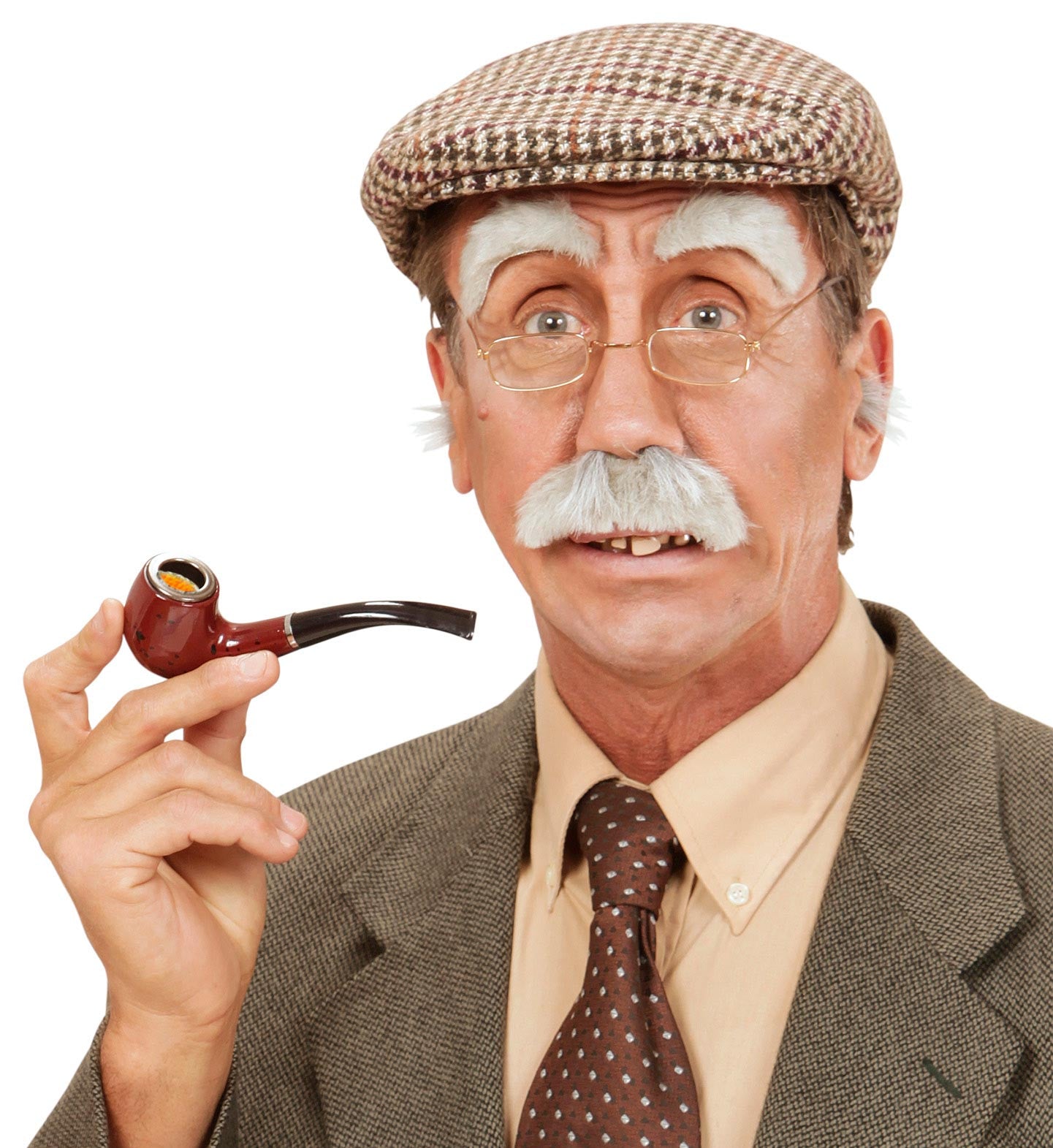 Alter Mann Augenbrauen und Bart Set - 3