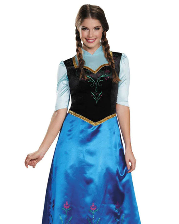 Frozen Anna Damenkostüm blau - 1