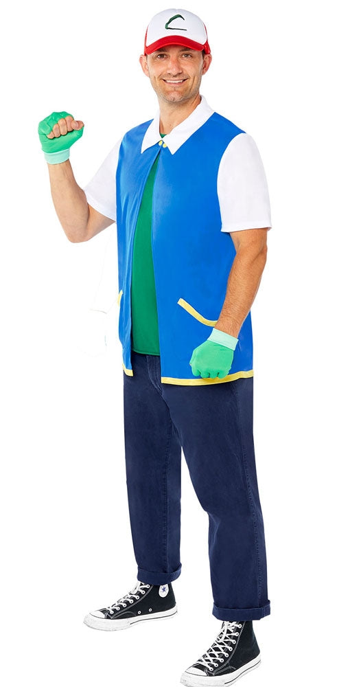 Pokemon Ash Kostüm für Herren - 1