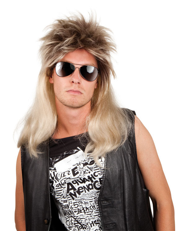 Atze Vokuhila Perücke blond - 1