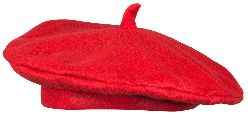 Baskenmütze in Rot - 2