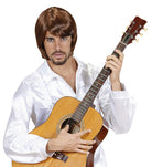 70er Jahre Björn Popstar Perücke braun für Herren - 1