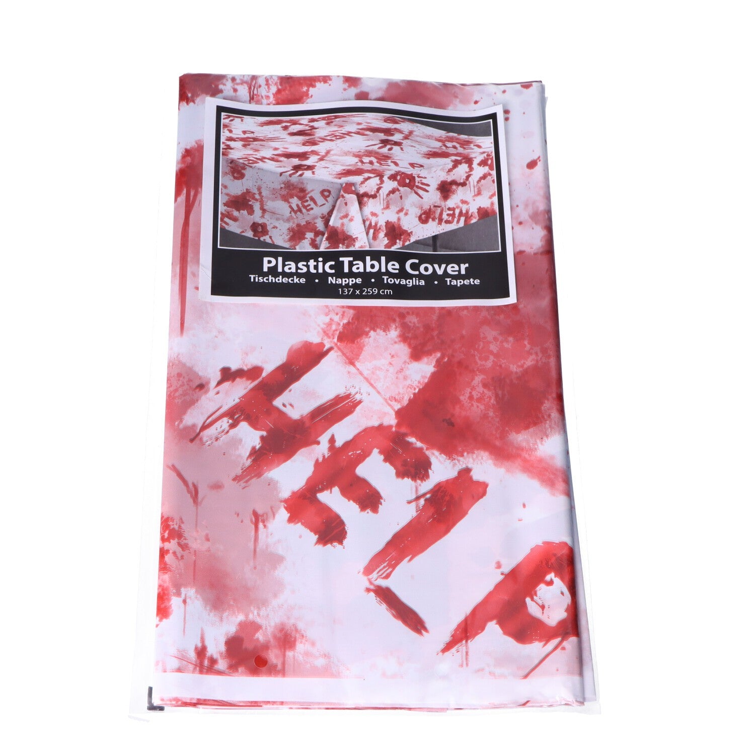 Bloody Party Tischdecke 2,6 x 1,4m 2