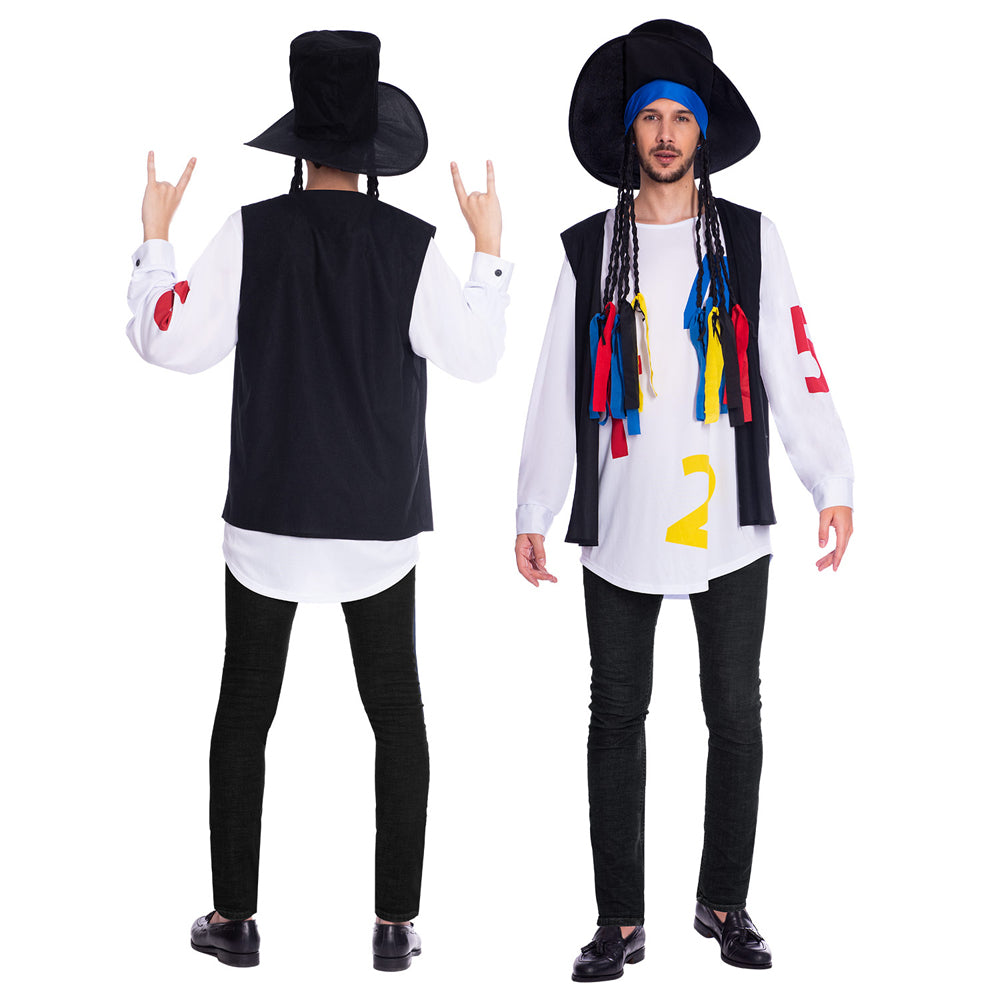 80er Jahre Pop Ikone Herrenkostüm - 3