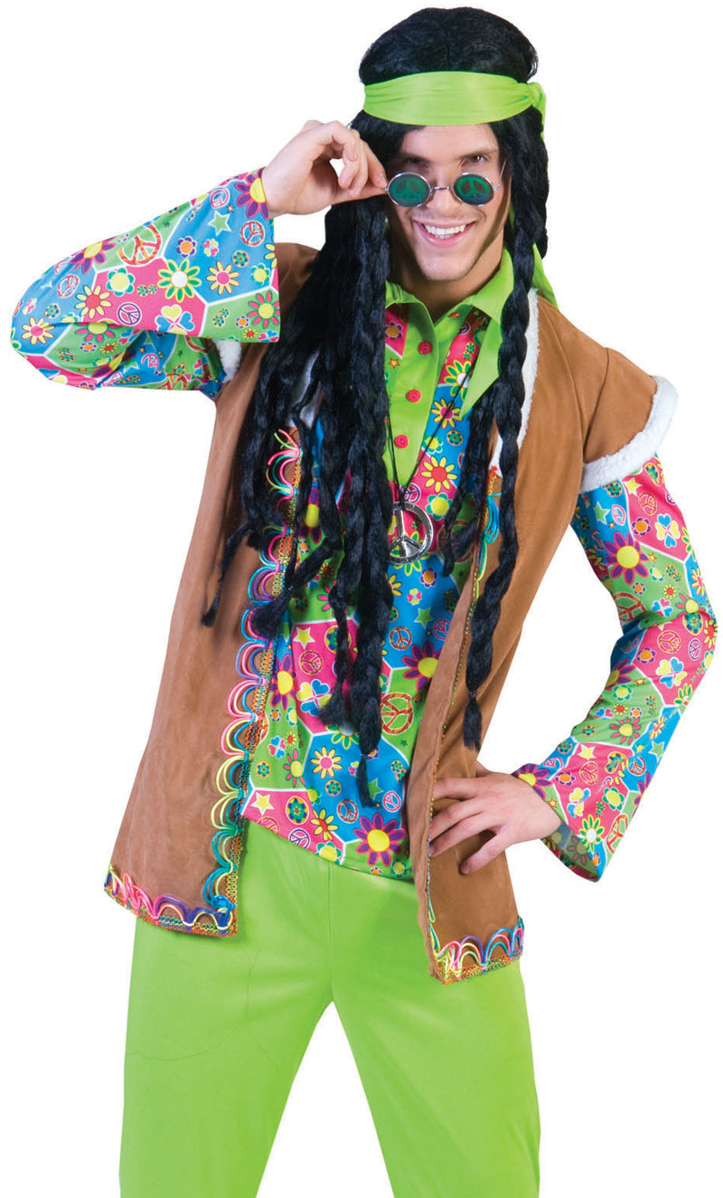 Braune Hippie Weste Dave - 2