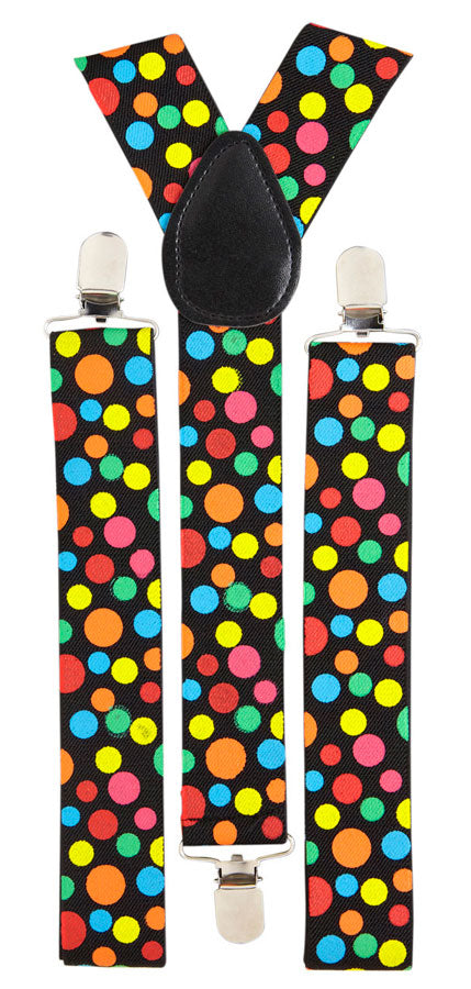 Bunt gepunktete Hosenträger - 1