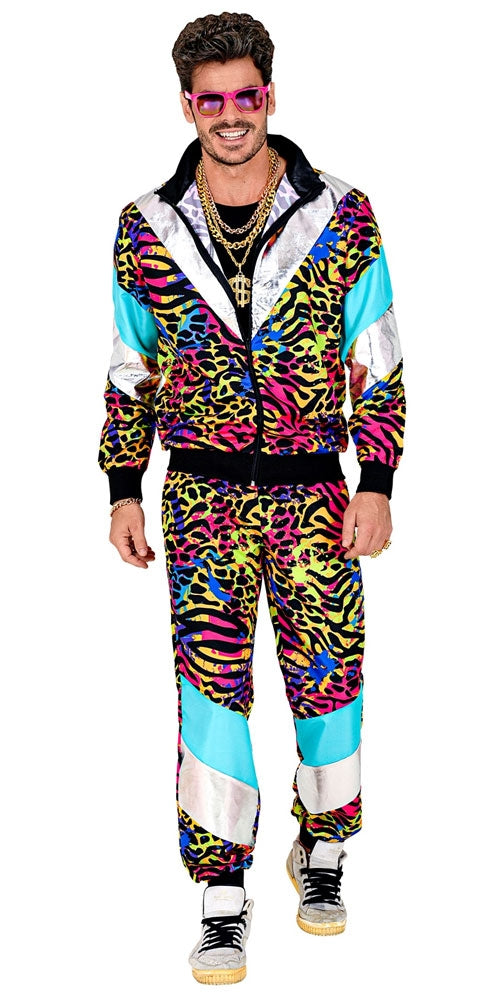 80er Jahre Trainingsanzug Rainbow Animal Unisex - 2