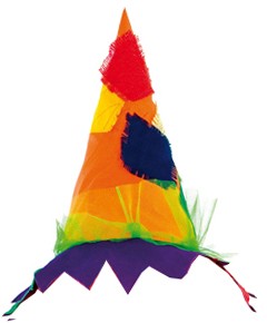 Hexe Kunterbunt Hexenhut für Damen - 1