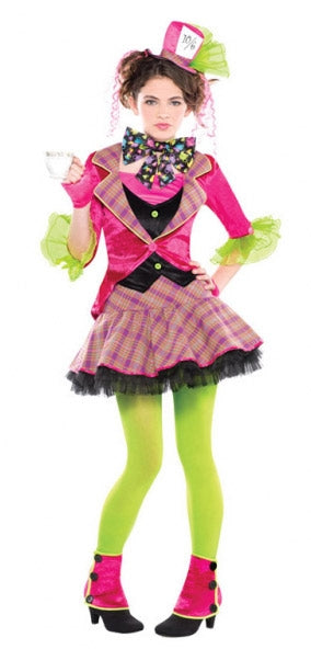 Crazy Cleo Hutmacher Mädchenkostüm - 1