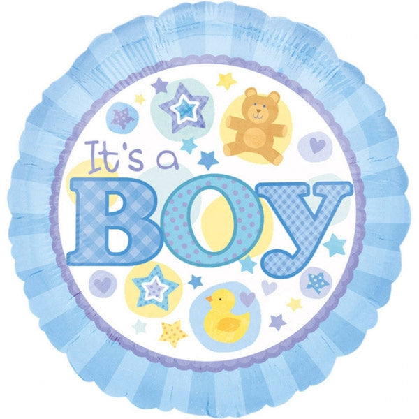 Babyparty Folienballon It´s a Baby Boy blau - 1