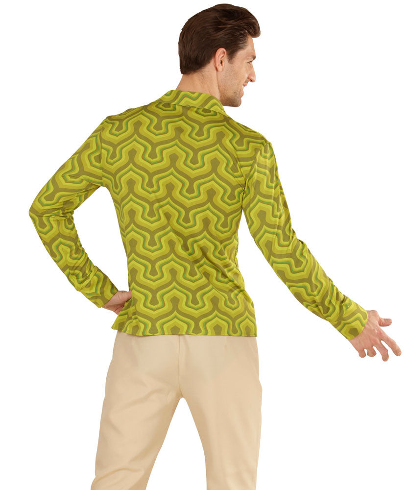 70er Jahre Disco Hemd Sammy für Herren - 2