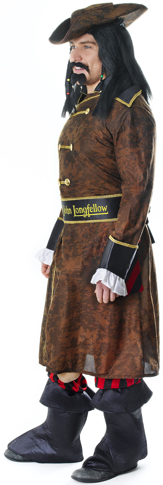 Captain Longfellow Pirat Spaß Kostüm - 3