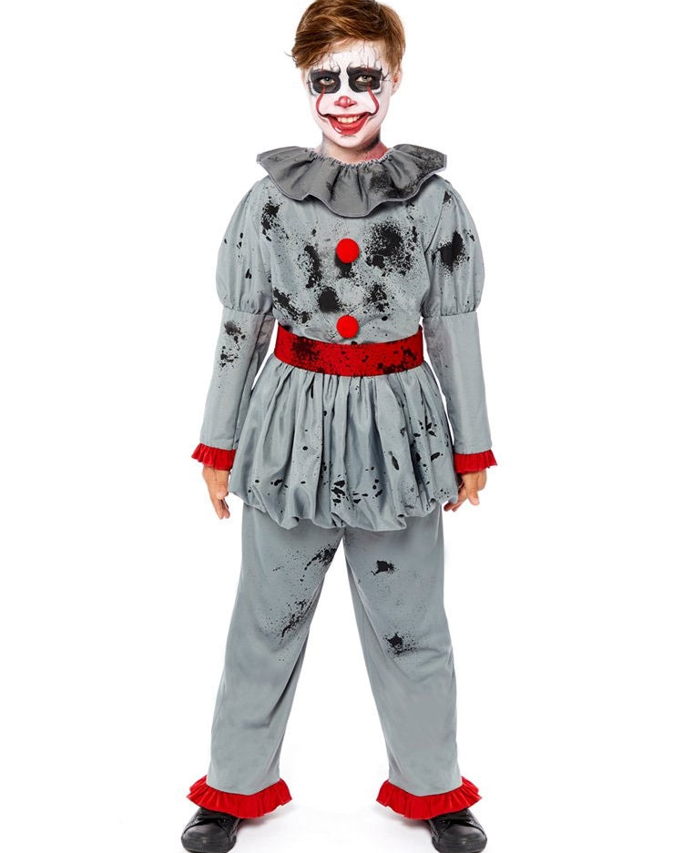 Horror Clown Halloween Kinderkostüm - 1