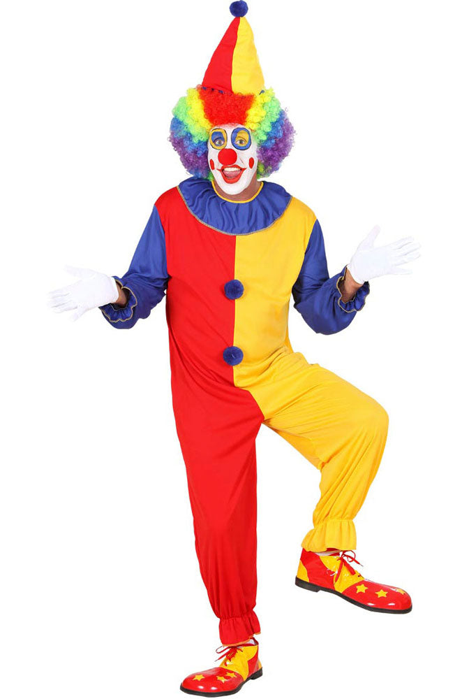 Klassisches buntes Clown Kostüm für Herren - 2