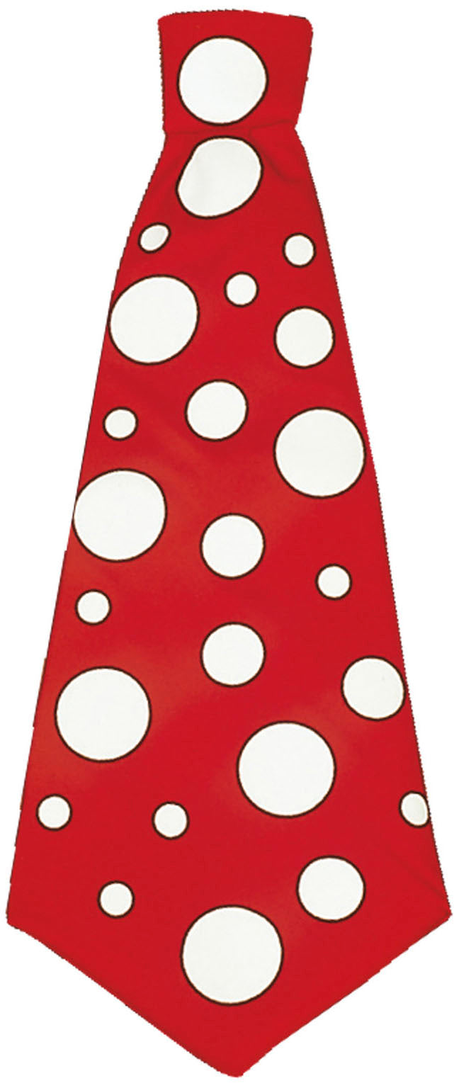 XXL Krawatte rot für Clowns - 1