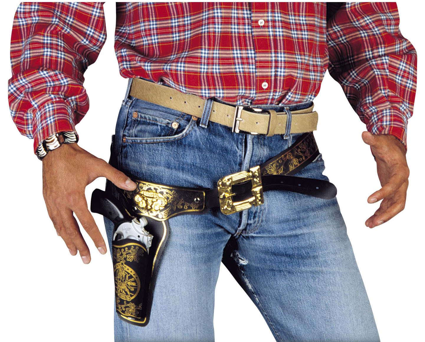 Cowboy Pistolen Holster Deluxe